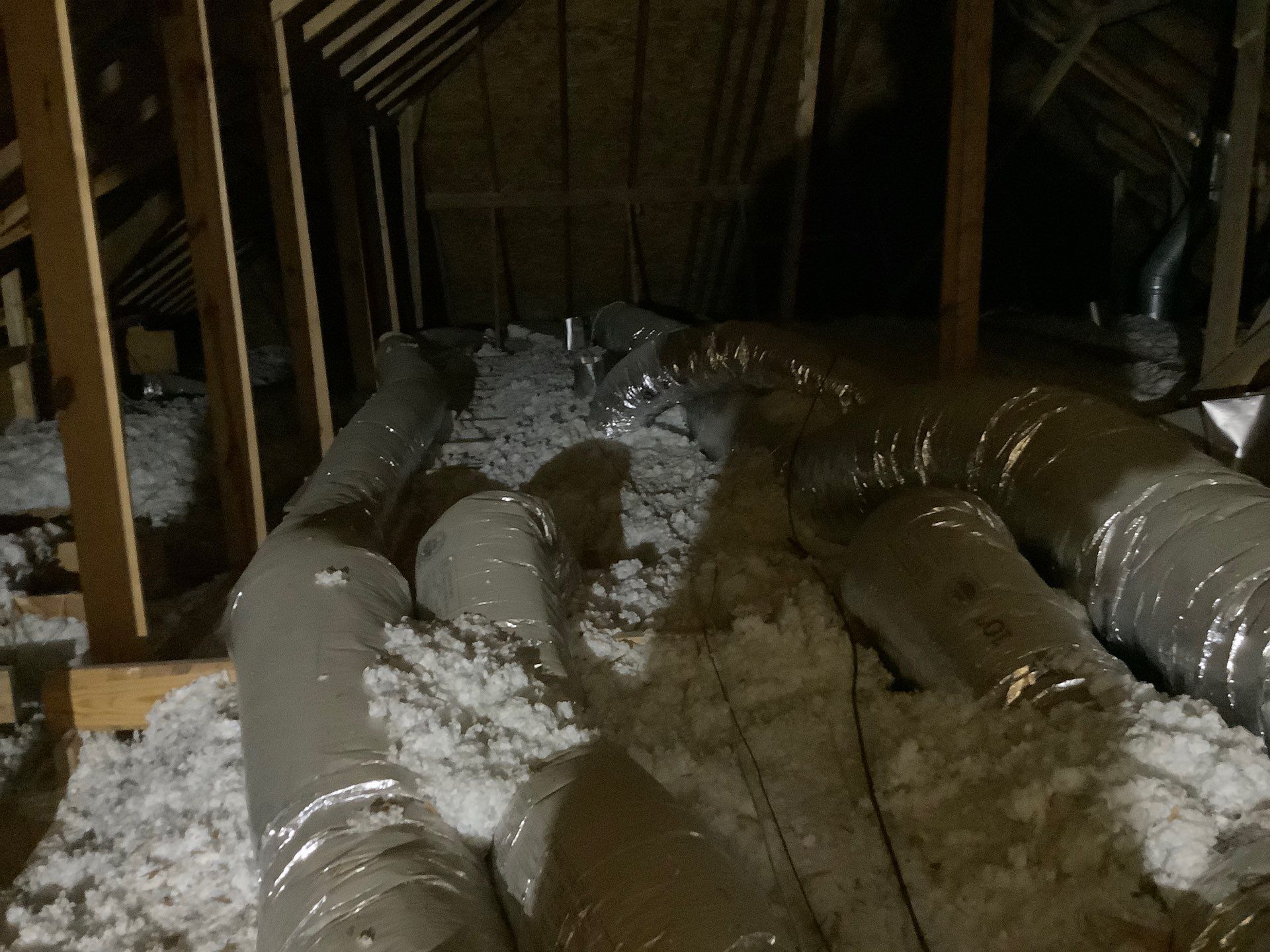 Duct and insulation inspeciton.