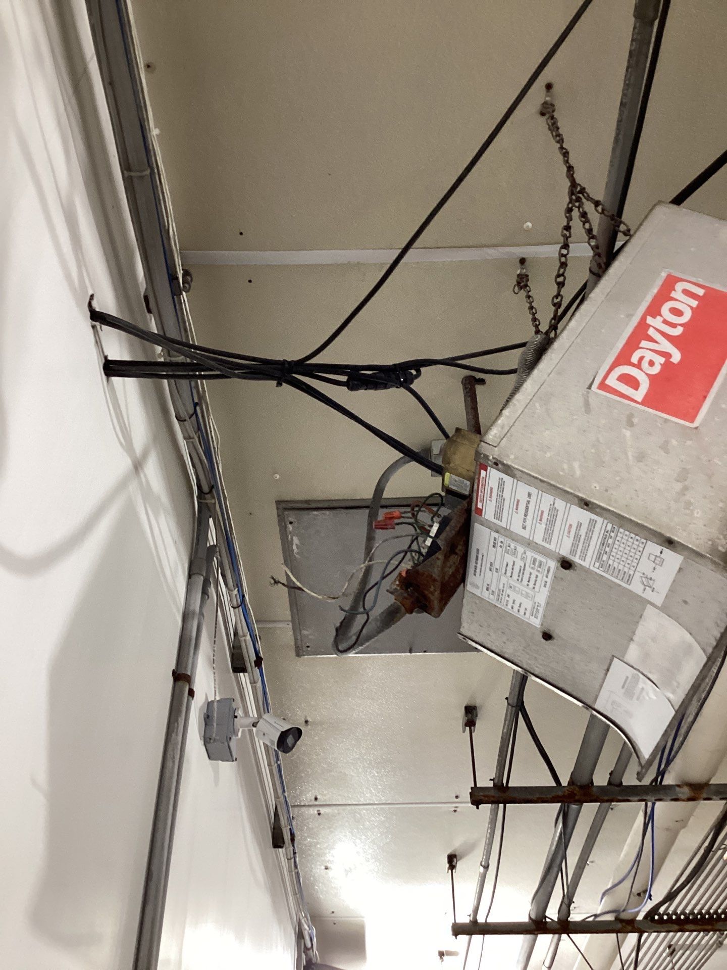 Dayton Overhead Heater Wires Disconnected